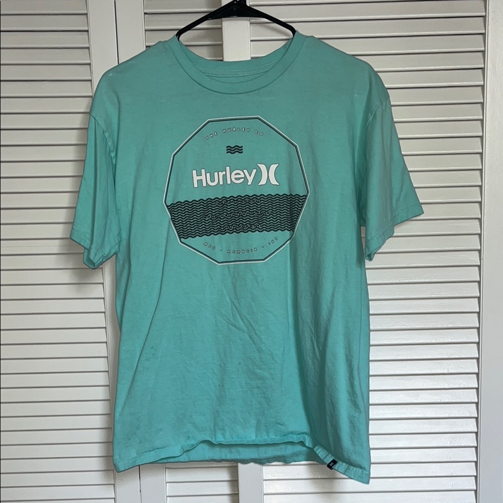 Hurley Teal Logo T-Shirt